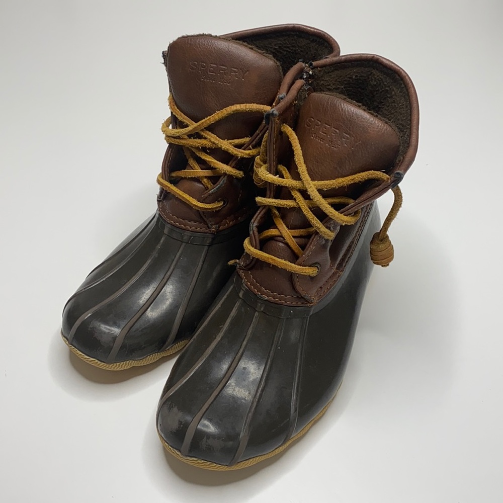 🥾 SPERRY Girls Water Duck Boots 🥾